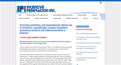 Desktop Screenshot of incentivefederation.org