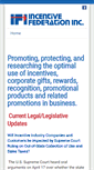 Mobile Screenshot of incentivefederation.org